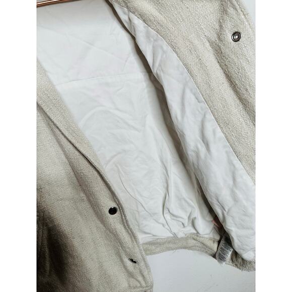 IRO Off-White Linen Blend Dropped Sleeves Oversized IIija Jacket size 42 - Picture 6 of 16
